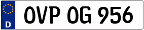 Truck License Plate
